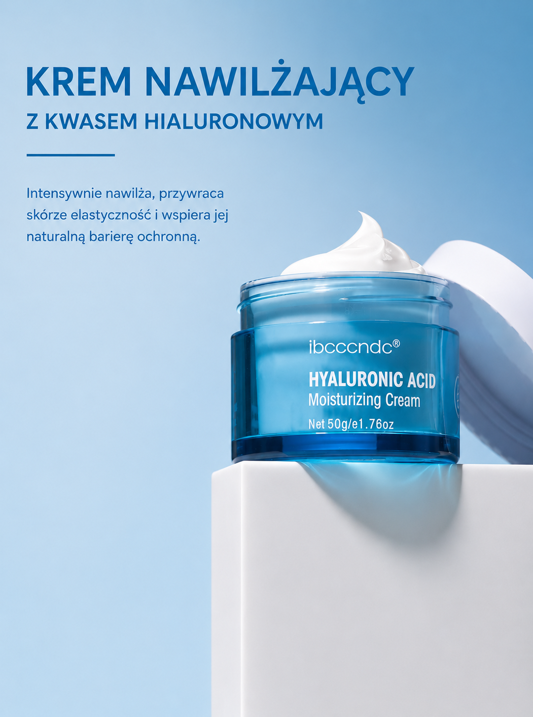 Hyalu-Gel 24H Żelowy Krem Nawilżający z Kwasem Hialuronowym do Skóry Bardzo Suchej (50g)
