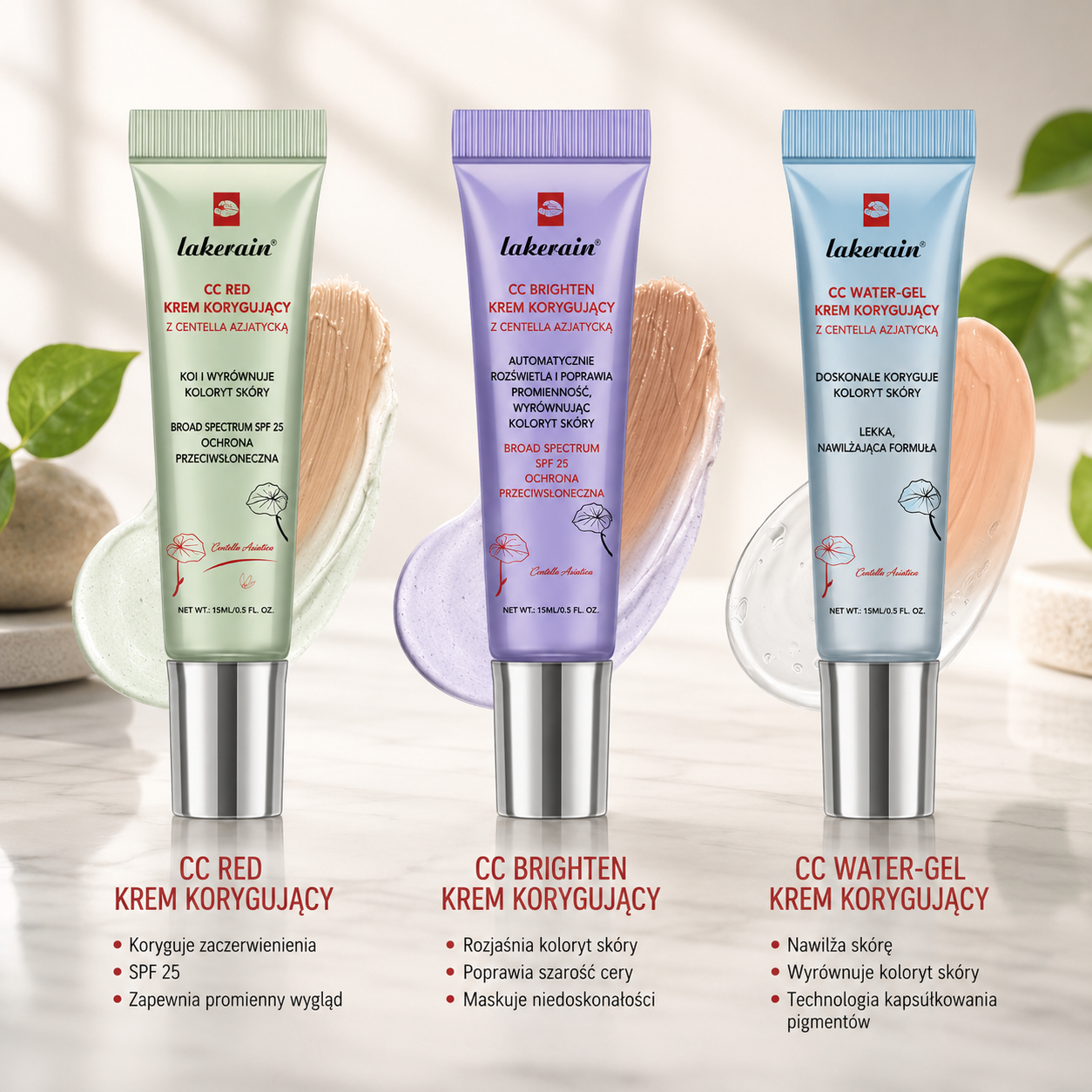 Erborian CC Cream Koreański Podkład Kameleon o Wysokim Kryciu z Efektem Glow