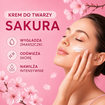 YOUNGCOME Krem z Kwiatów Wiśni Nawilżająco-Naprawczy Krem do Twarzy z Esencją Anti-Aging