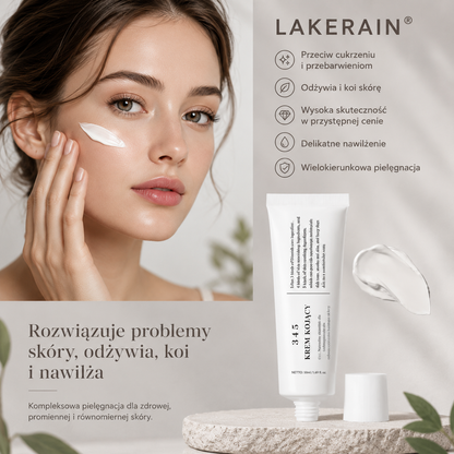 345 Soothing Cream  Koreański Krem Łagodzący i Nawilżający do Twarzy oraz Punktowy na Niedoskonałości
