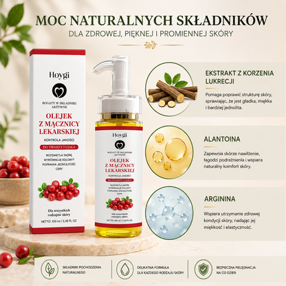 Bearberry Body Oil z Arbutyną 100ml – Rozjaśniający Olejek Nawilżający i Ujędrniający