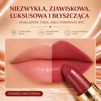 Błyszcząca Pomadka do Ust – Intensywny Kolor i Długotrwały Efekt