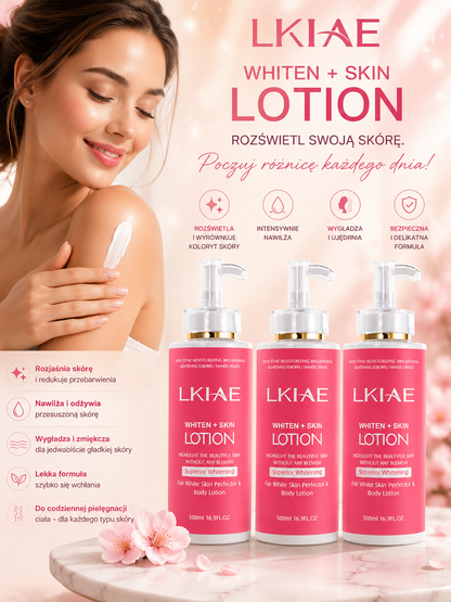 LKIAE Fair White Body Lotion 500 ml – Rozświetlający balsam do ciała i twarzy