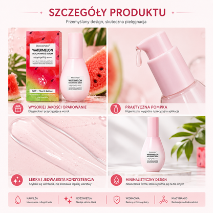 Watermelon Glow Niacinamide Dew Drops – Serum Rozświetlające i Baza pod Makijaż 75 ml