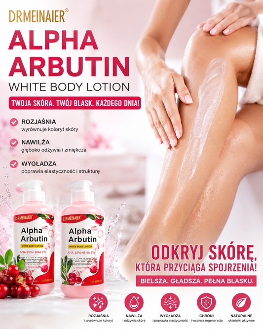 Alpha Arbutin Brightening Body Lotion 500 ml – Rozświetlający Balsam do Ciała