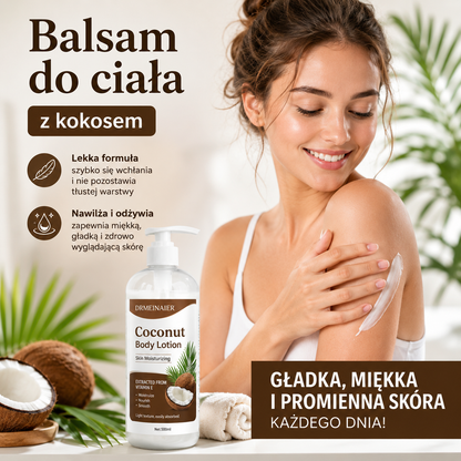 Coconut Vitamin E Body Lotion 500 ml – Intensywnie Nawilżający Balsam do Ciała
