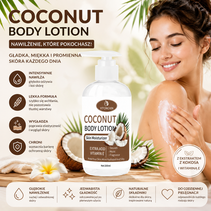 Coconut Vitamin E Body Lotion 500 ml – Intensywnie Nawilżający Balsam do Ciała