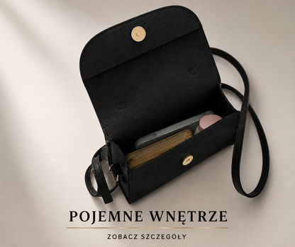 Torebka damska Retro – elegancka listonoszka na ramię i przez ramię z regulowanym paskiem