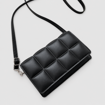 Torebka damska na ramię i crossbody z ekoskóry – elegancka pikowana listonoszka z uchwytem