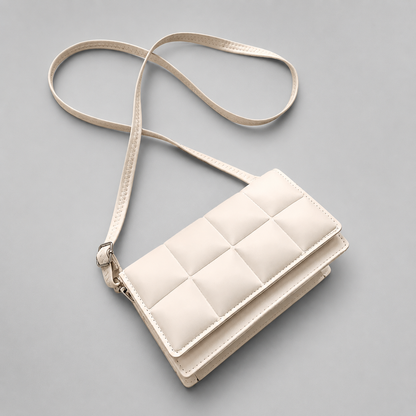 Torebka damska na ramię i crossbody z ekoskóry – elegancka pikowana listonoszka z uchwytem