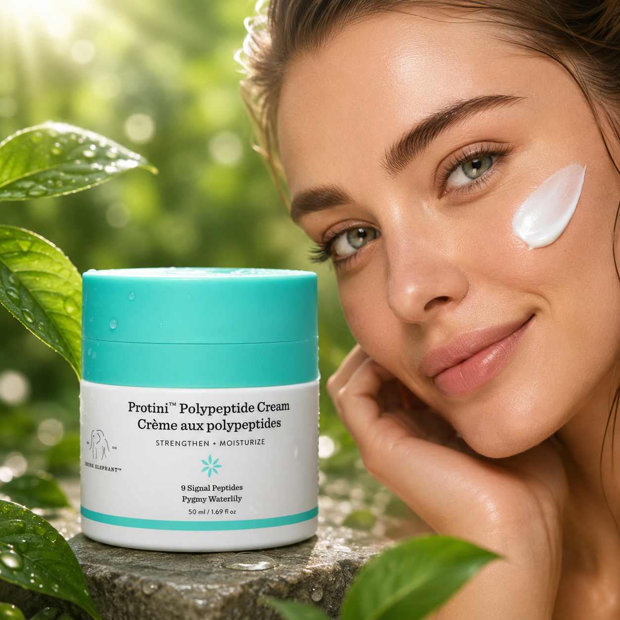 Peptydowy krem ujędrniający do twarzy – długotrwałe nawilżenie, anti-aging, 50ml