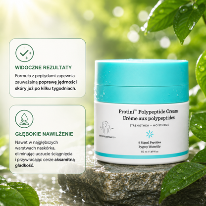 Peptydowy krem ujędrniający do twarzy – długotrwałe nawilżenie, anti-aging, 50ml