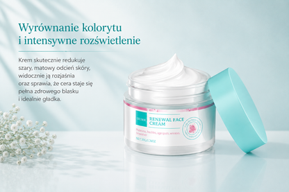 Odżywczy Krem do Twarzy 50g – Krem Nawilżający do Skóry Wrażliwej, Przeciwstarzeniowy, Ujędrniający, Codzienna Pielęgnacja dla Promiennej i Gładkiej Skóry