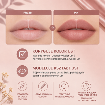 Konturówka do ust Nude Uhue A02 – Kremowa, Trwała i Lekka