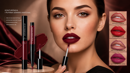 Ultra Precyzyjna Wodoodporna Konturówka do Ust – Trwały Pigment & Idealny Kontur  16 Kolorów