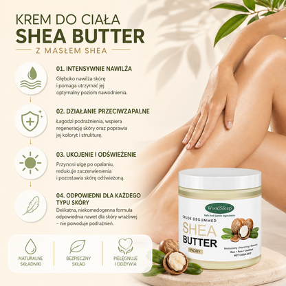 Naturalne Masło Shea Głębokie Nawilżenie Ciała i Twarzy 120g
