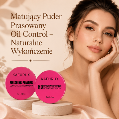 Natural Matte Pressed Powder – Matujący Puder Prasowany Oil Control - Kryjący i Wygładzający