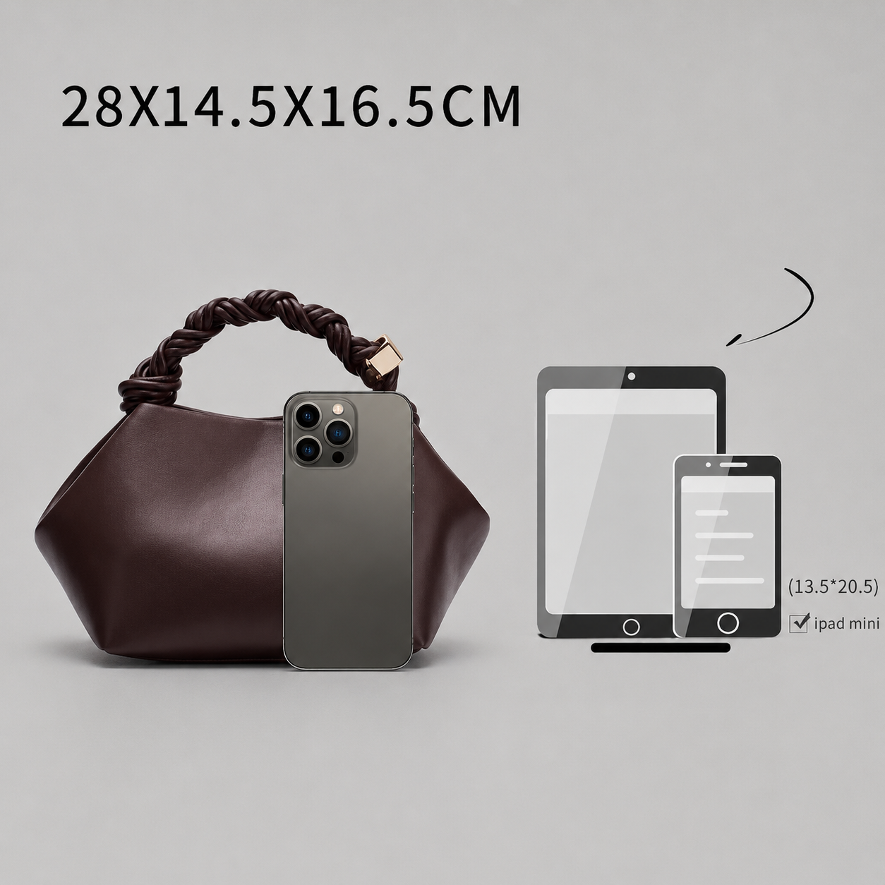 Torebka damska Hexagon Elegancka torebka na ramię i crossbody