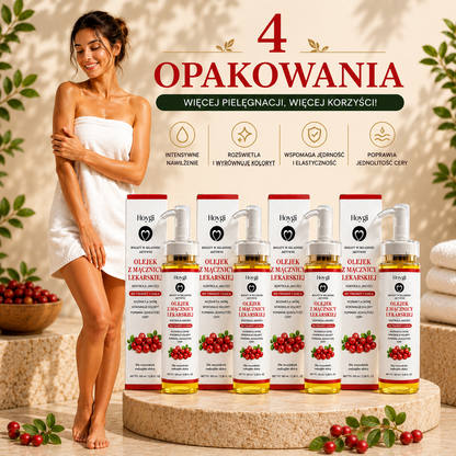 Bearberry Body Oil z Arbutyną 100ml – Rozjaśniający Olejek Nawilżający i Ujędrniający