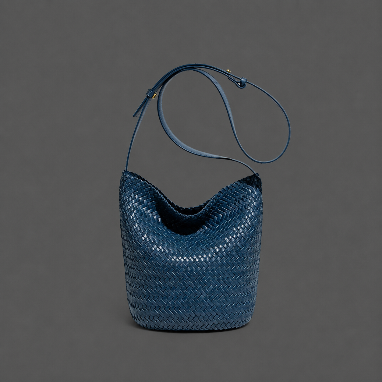 Pleciona Torebka Damska Bucket z Ekoskóry PU – Modna Torebka na Ramię i Crossbody