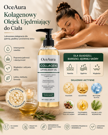 Kolagenowy Olejek Ujędrniający do Ciała 100 ml – Nawilżenie i Wygładzenie - OceAura