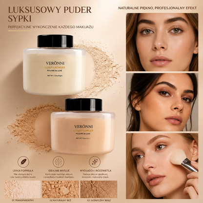VERONNI Loose Powder – Matujący Puder Sypki Banana Powder 42 g