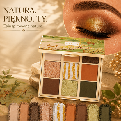 CATKIN – Paleta Cieni do Powiek 9 Kolorów Matte & Shimmer