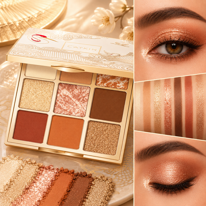 CATKIN – Paleta Cieni do Powiek 9 Kolorów Matte & Shimmer