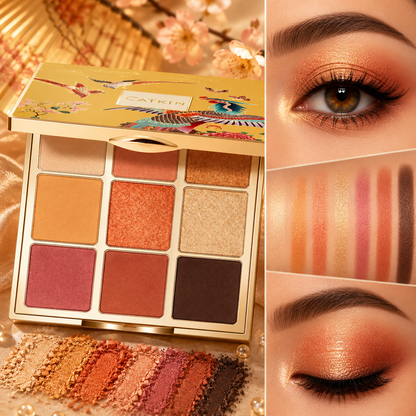CATKIN – Paleta Cieni do Powiek 9 Kolorów Matte & Shimmer