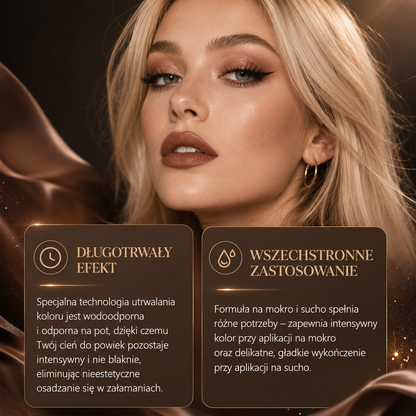Brązowy Matowy Cień do Powiek Smoky Eye – Trwały Waterproof Eelhope 5g