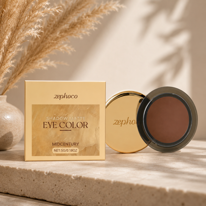 Brązowy Matowy Cień do Powiek Smoky Eye – Trwały Waterproof Eelhope 5g