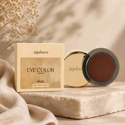 Brązowy Matowy Cień do Powiek Smoky Eye – Trwały Waterproof Eelhope 5g