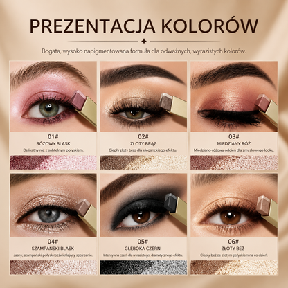 Brokatowy Cień do Powiek w Sztyfcie 2w1 – Shimmer & Metallic Eye Stick