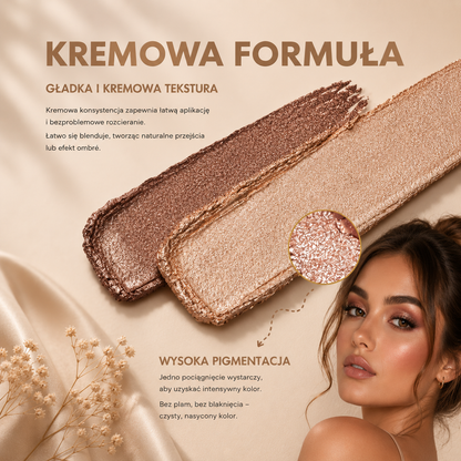 Brokatowy Cień do Powiek w Sztyfcie 2w1 – Shimmer & Metallic Eye Stick