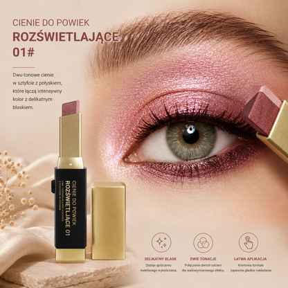 Brokatowy Cień do Powiek w Sztyfcie 2w1 – Shimmer & Metallic Eye Stick