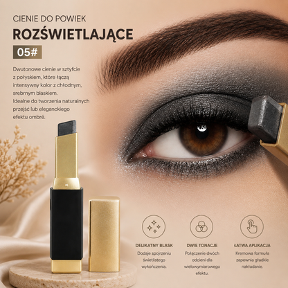Brokatowy Cień do Powiek w Sztyfcie 2w1 – Shimmer & Metallic Eye Stick
