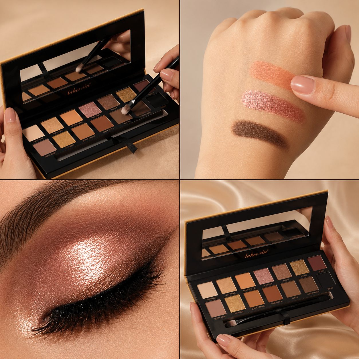 Earth Tone Eyeshadow Palette – Paleta Cieni w Odcieniach Ziemi