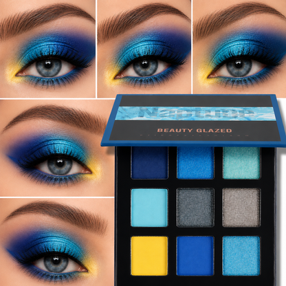 Beauty Glazed – Paleta Cieni do Powiek 9 Kolorów Matte & Shimmer