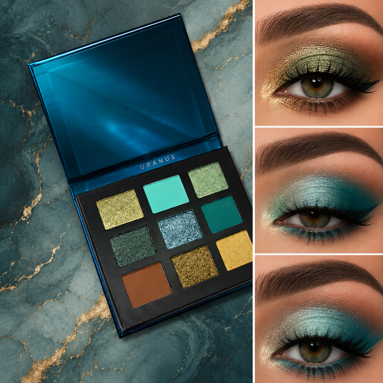 Beauty Glazed – Paleta Cieni do Powiek 9 Kolorów Matte & Shimmer