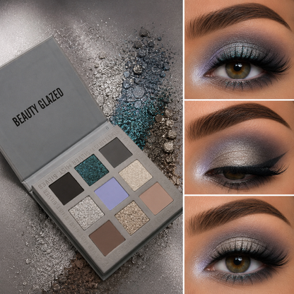 Beauty Glazed – Paleta Cieni do Powiek 9 Kolorów Matte & Shimmer