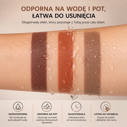 Blana – 10 Kolorowa Paleta Cieni Nude - Pumpkin - Smoky Eye
