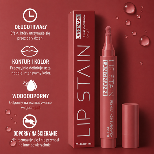LANGMANNI – Matowa konturówka i tint do ust 2w1