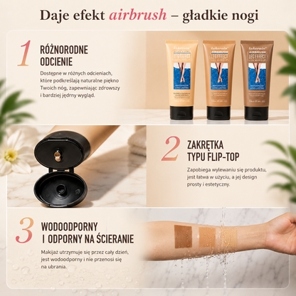 Lakerain Leg Makeup Lotion – Wodoodporny Podkład do Nóg i Ciała 118 ml
