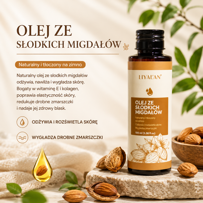 Olejek ze Słodkich Migdałów 100 ml – Naturalne Nawilżenie i Regeneracja