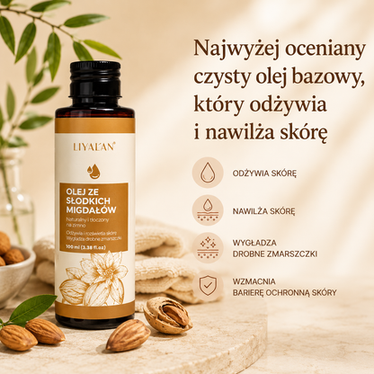 Olejek ze Słodkich Migdałów 100 ml – Naturalne Nawilżenie i Regeneracja