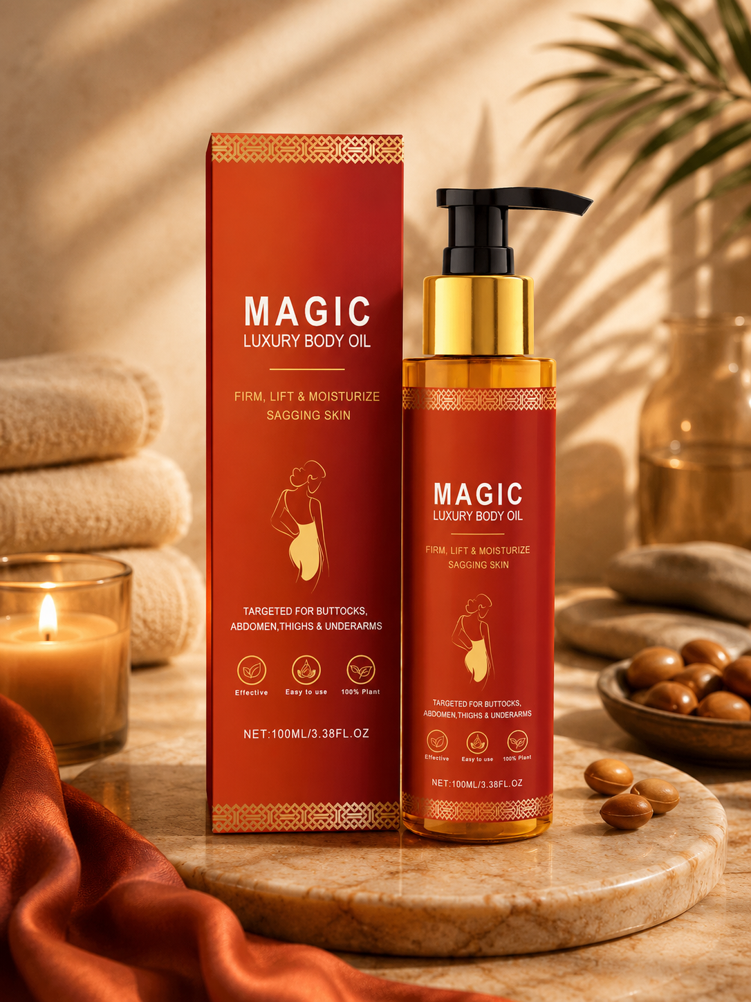 Olejek Ujędrniający Premium – Intensywne Nawilżenie i Wygładzenie Skóry - 100ml