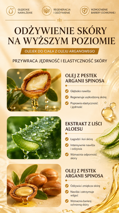 Nawilżający Olejek Arganowy do Twarzy i Ciała 260 ml