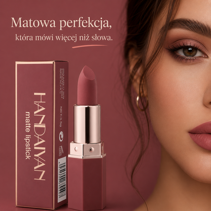 Handaiyan 4 Matowe Pomadki do Ust – Trwały Kolor, Efekt Velvet, Wodoodporna Formuła Non-Transfer