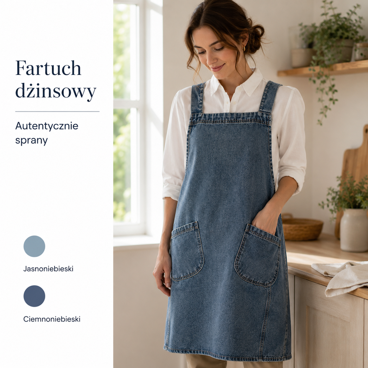 Fartuch Denim – Fartuch Kuchenny dla Kobiet i Mężczyzn