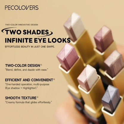 Brokatowy Cień do Powiek w Sztyfcie 2w1 – Shimmer & Metallic Eye Stick
